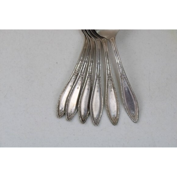 William A Rogers Mystic Coronet Silverplate Teaspoon Tea Spoon ANTIQUE 93609 - Picture 2 of 5